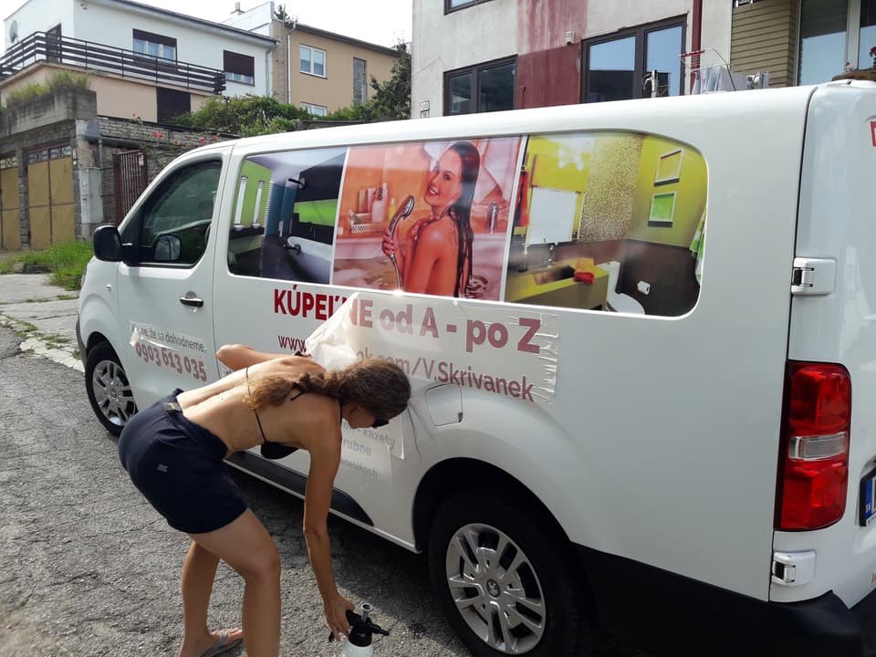 Polep vozidla – realizácia ReFABRIKA