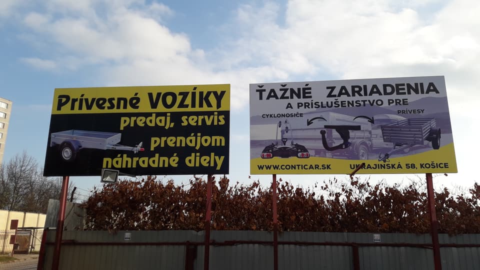 Veľkoformátová tlač – banner alebo tabuľa – realizácia ReFABRIKA
